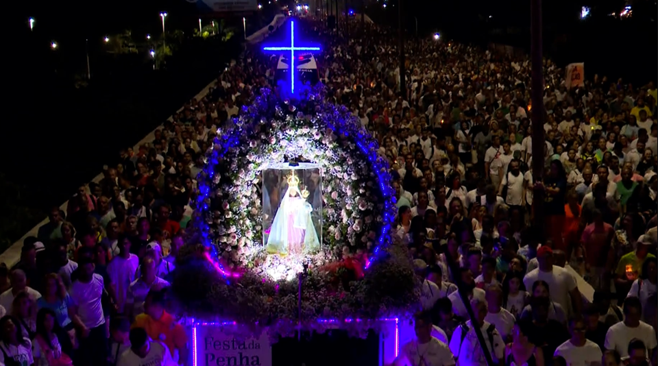 Festa da Penha 2025 ao vivo na TV